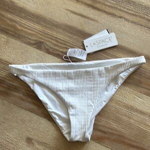 L*Space White Bikini Bottom